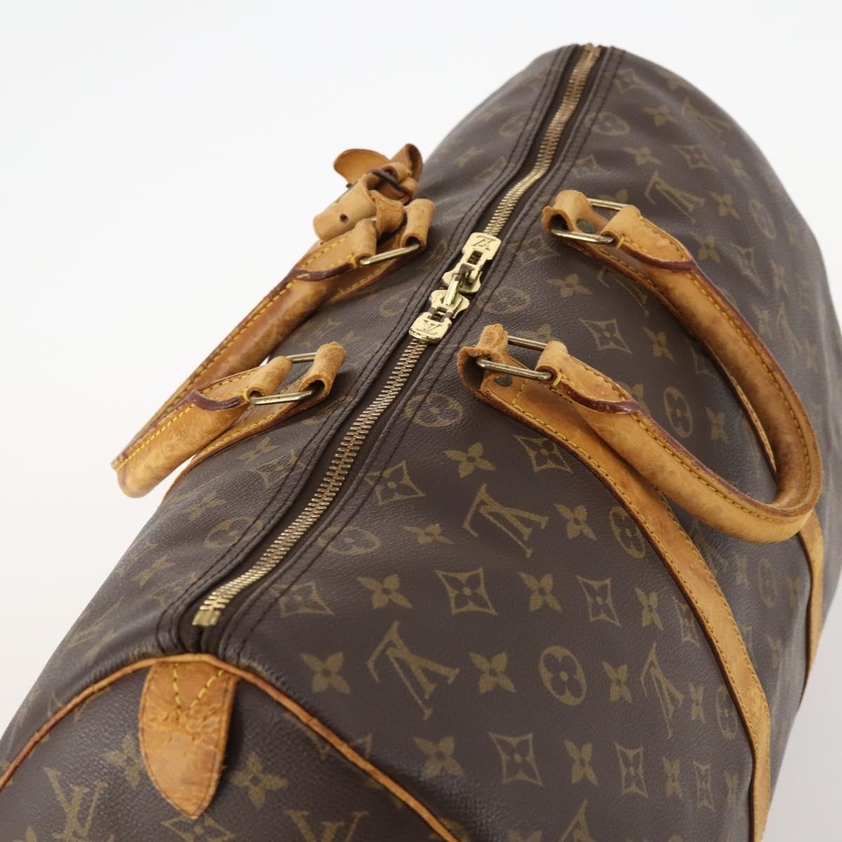 LOUIS VUITTON Monogram Keepall 45 Boston Bag M41428 LV Auth ARZ250