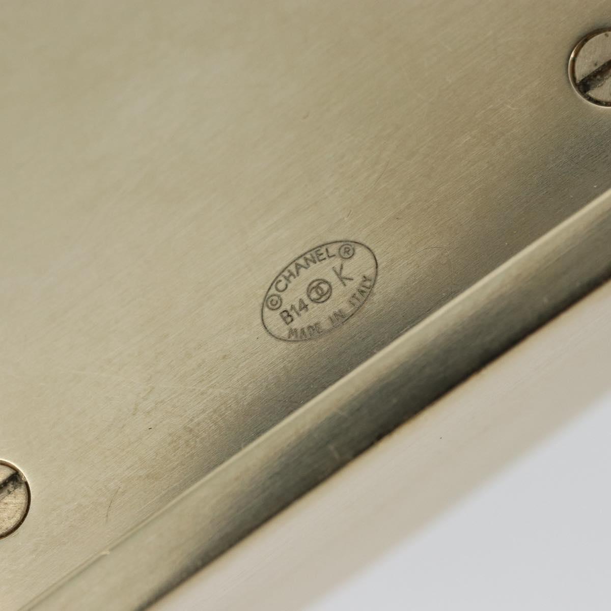 CHANEL COCO Mark Brooch Tweed Multicolor CC Auth ARZ267M