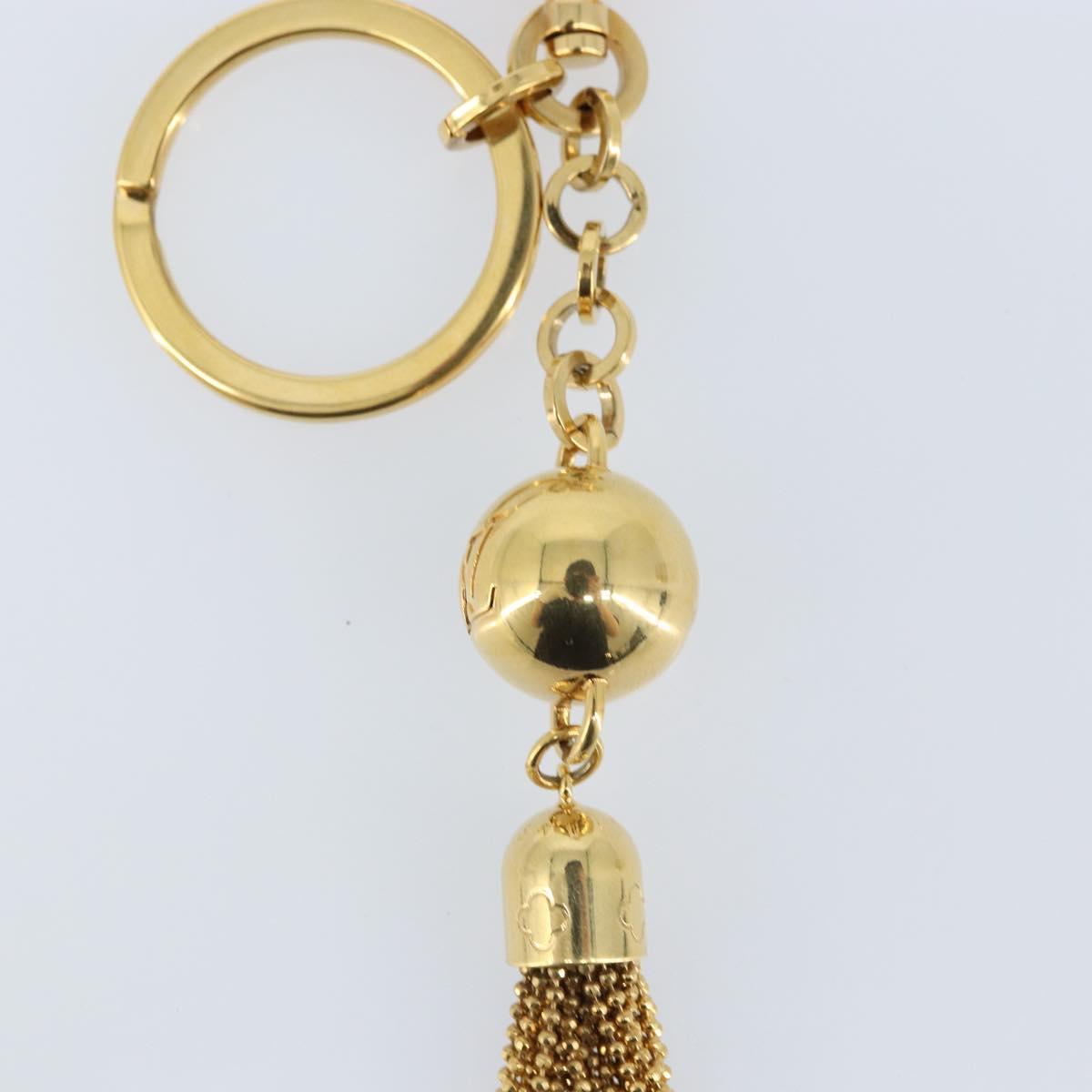 LOUIS VUITTON Porte Cles Swing Key Holder metal Gold Tone M65997 LV Auth ARZ269V