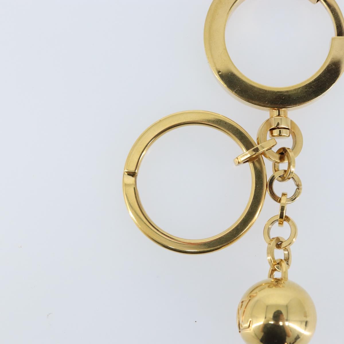 LOUIS VUITTON Porte Cles Swing Key Holder metal Gold Tone M65997 LV Auth ARZ269V