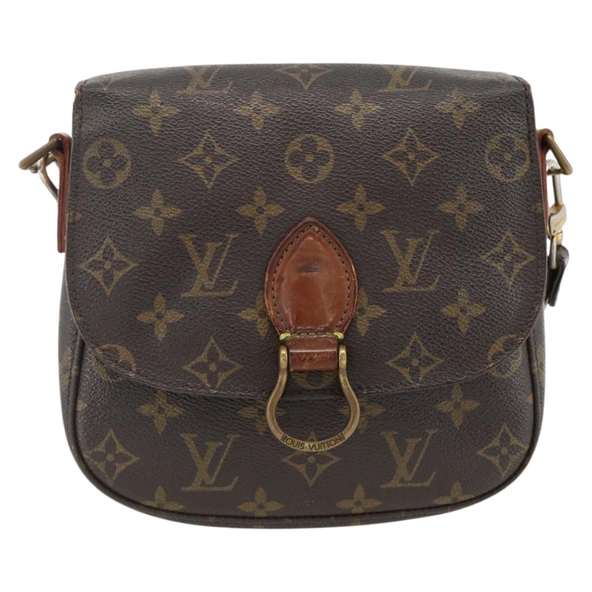 LOUIS VUITTON Monogram Saint Cloud MM Shoulder Bag M51243 LV Auth ARZ277