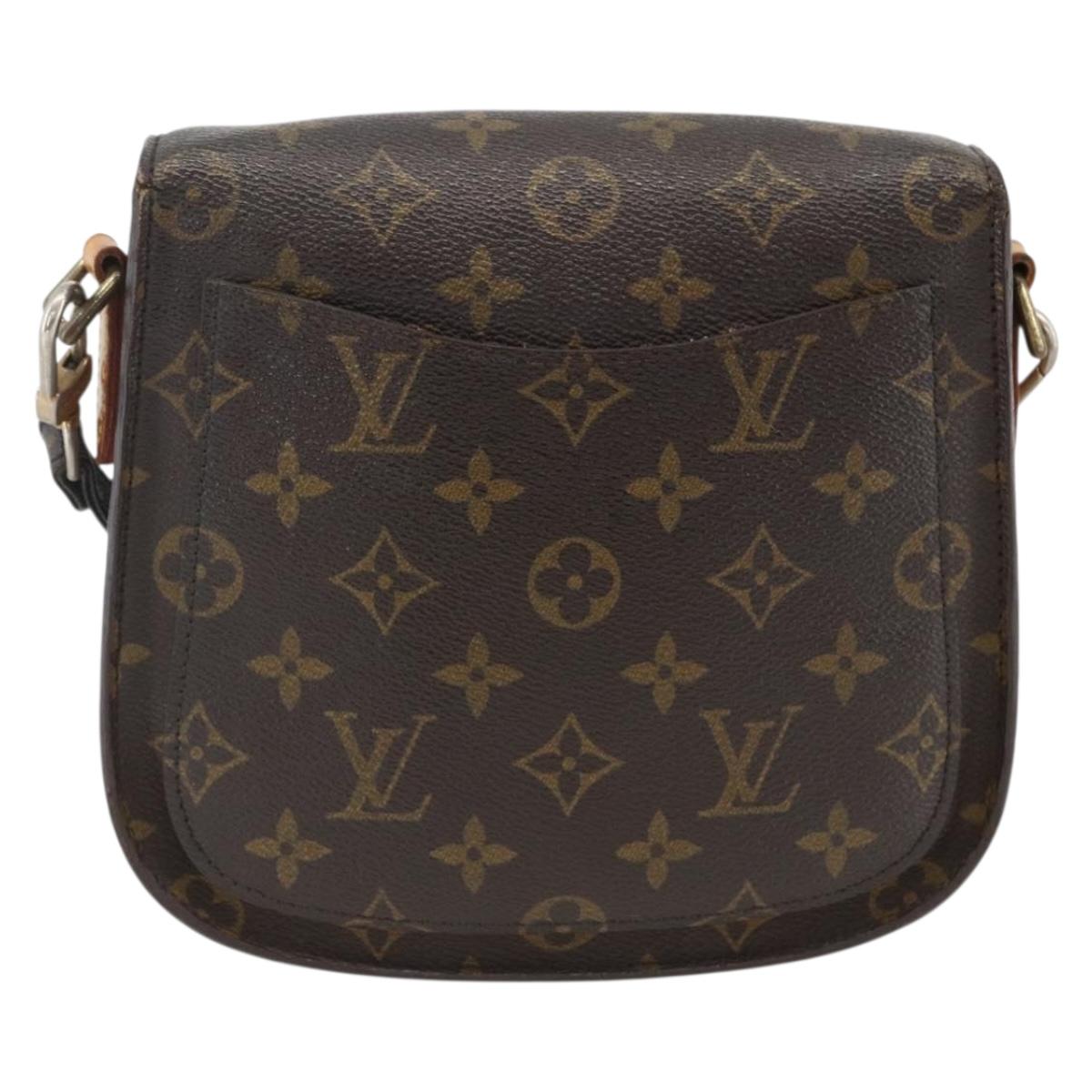 LOUIS VUITTON Monogram Saint Cloud MM Shoulder Bag M51243 LV Auth ARZ277