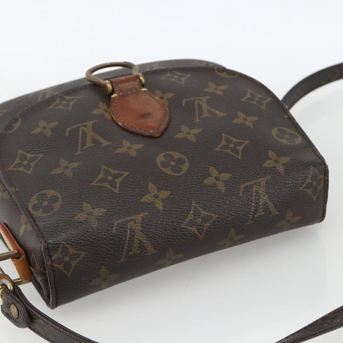 LOUIS VUITTON Monogram Saint Cloud MM Shoulder Bag M51243 LV Auth ARZ277