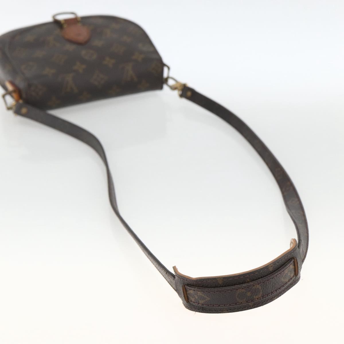 LOUIS VUITTON Monogram Saint Cloud MM Shoulder Bag M51243 LV Auth ARZ277
