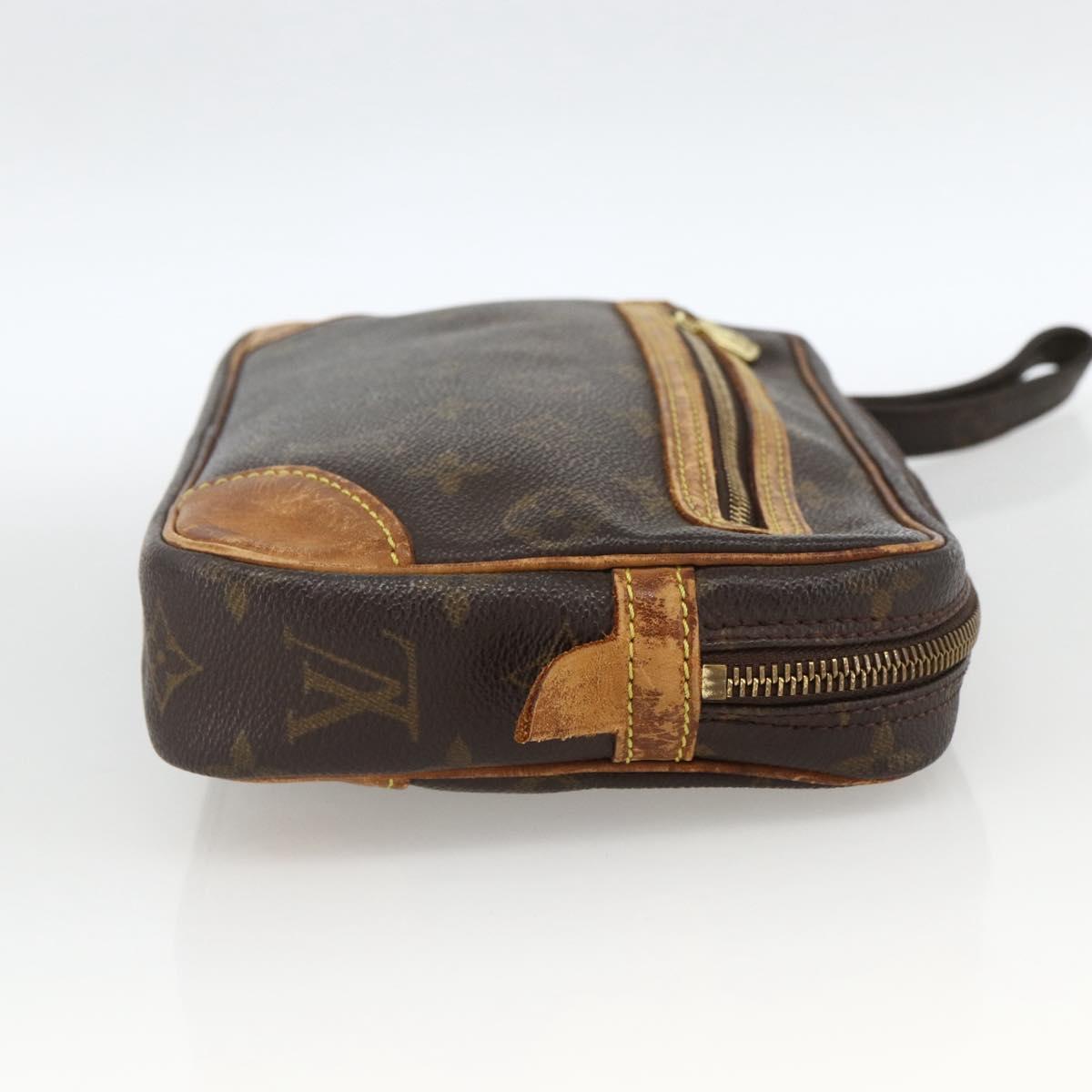 LOUIS VUITTON Monogram Marly Dragonne GM Clutch Bag M51825 LV Auth ARZ278