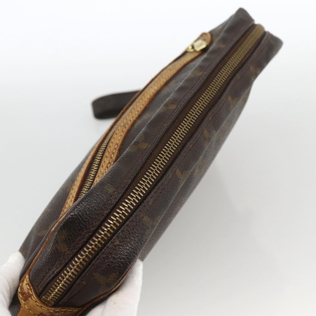 LOUIS VUITTON Monogram Marly Dragonne GM Clutch Bag M51825 LV Auth ARZ278