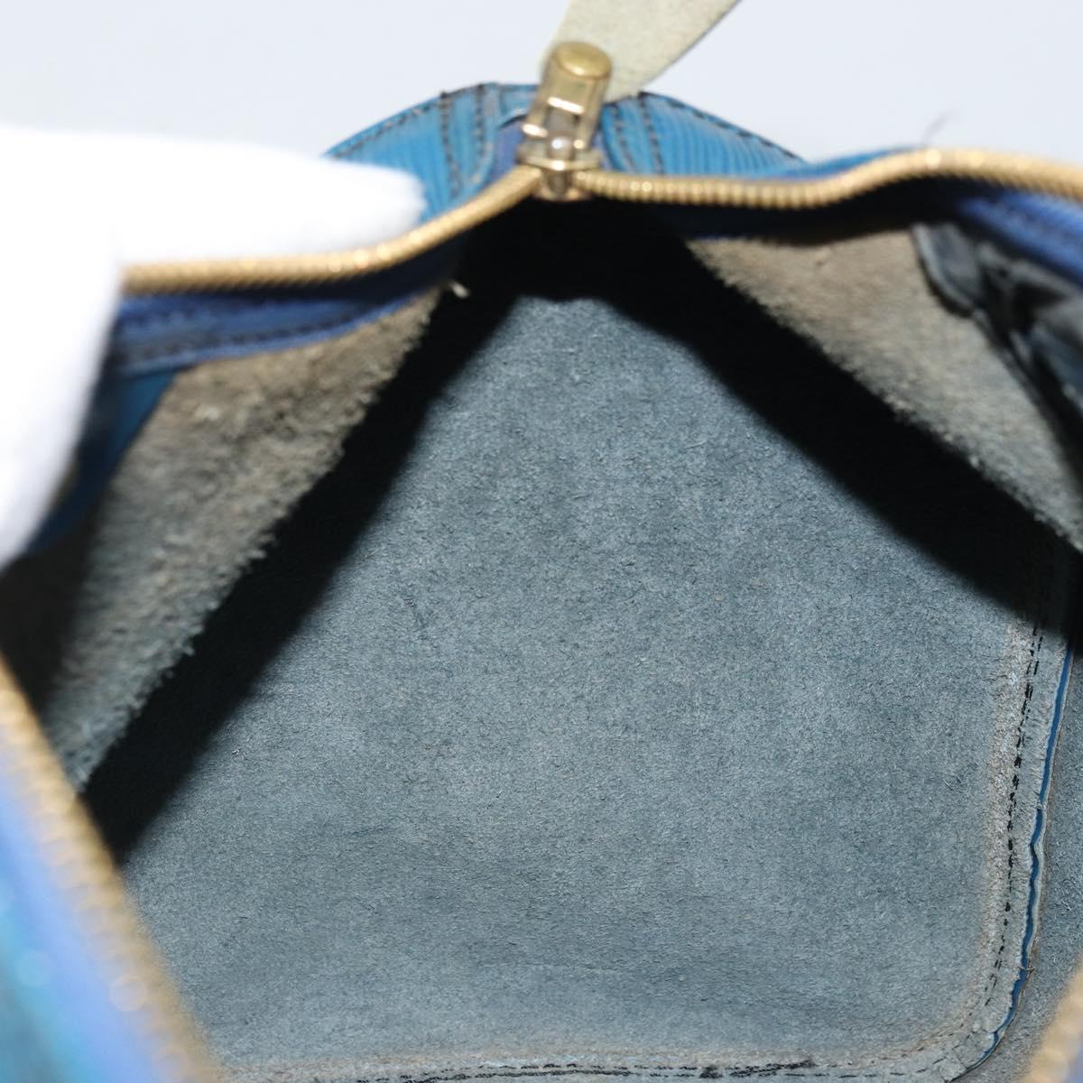 LOUIS VUITTON Epi Speedy 30 Hand Bag Toledo Blue M43005 LV Auth ARZ281