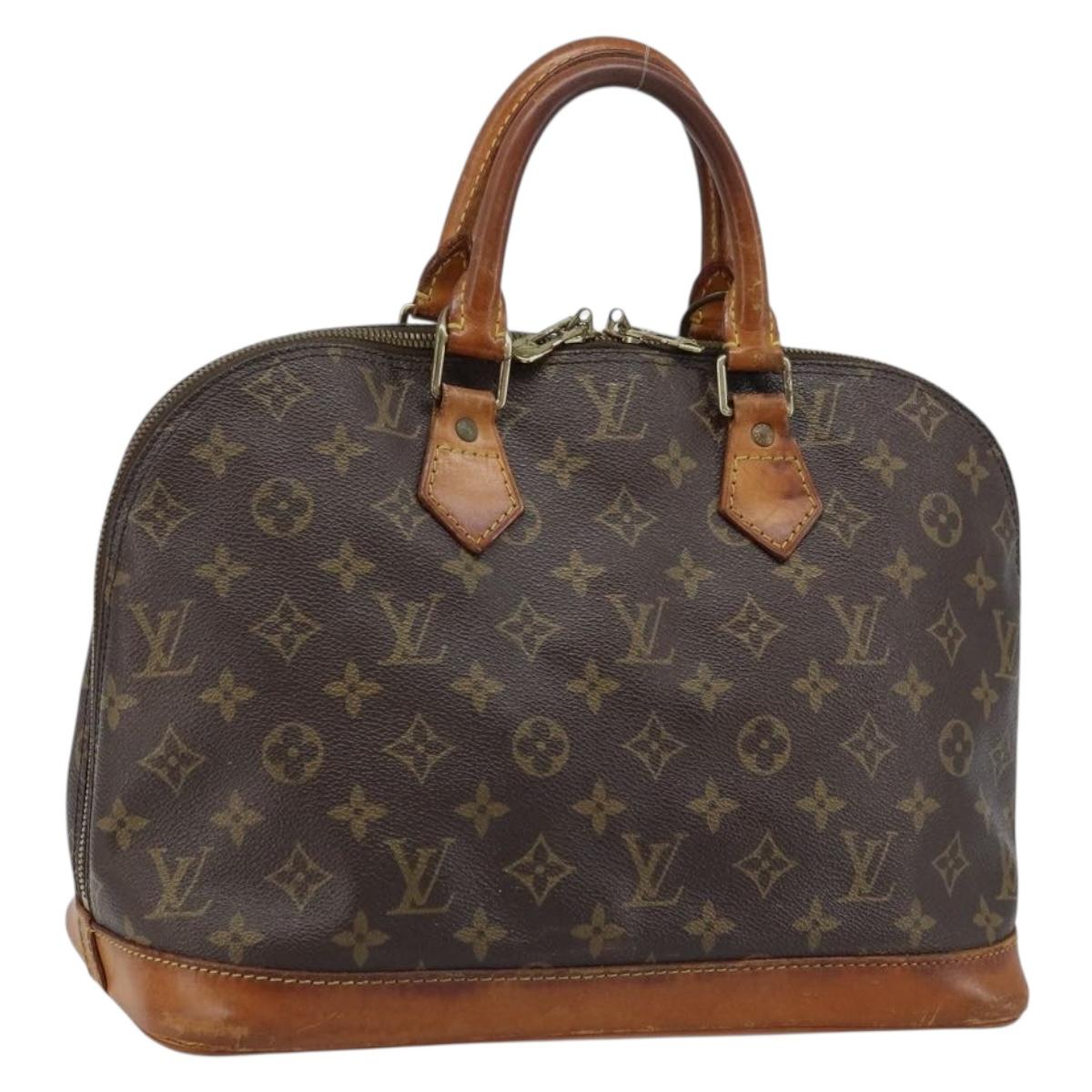 LOUIS VUITTON Monogram Alma GM Hand Bag M53150 LV Auth ARZ284