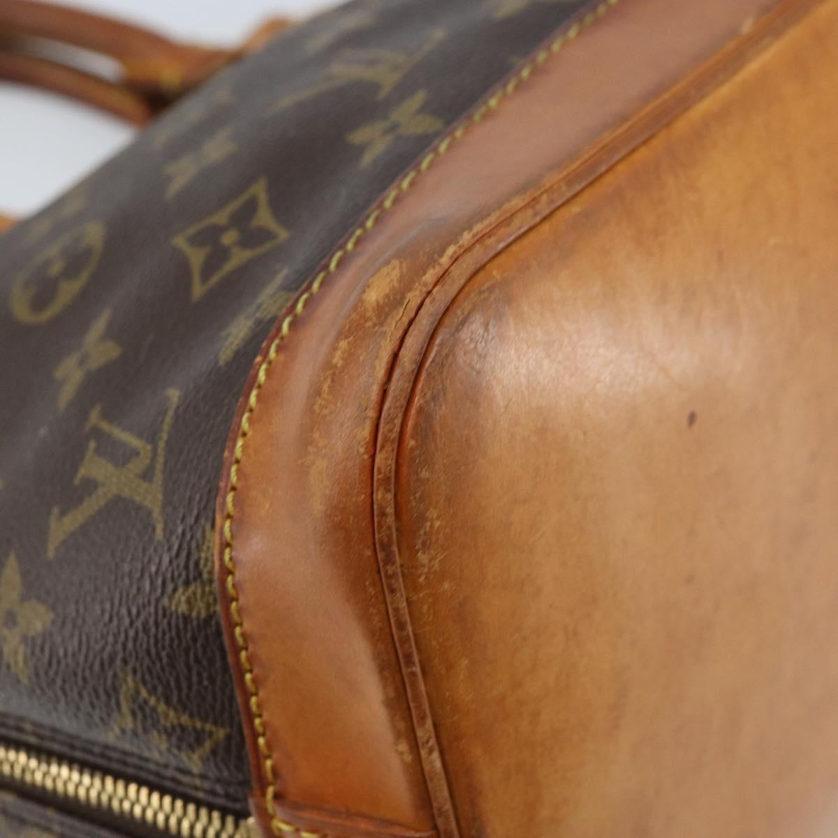 LOUIS VUITTON Monogram Alma GM Hand Bag M53150 LV Auth ARZ284