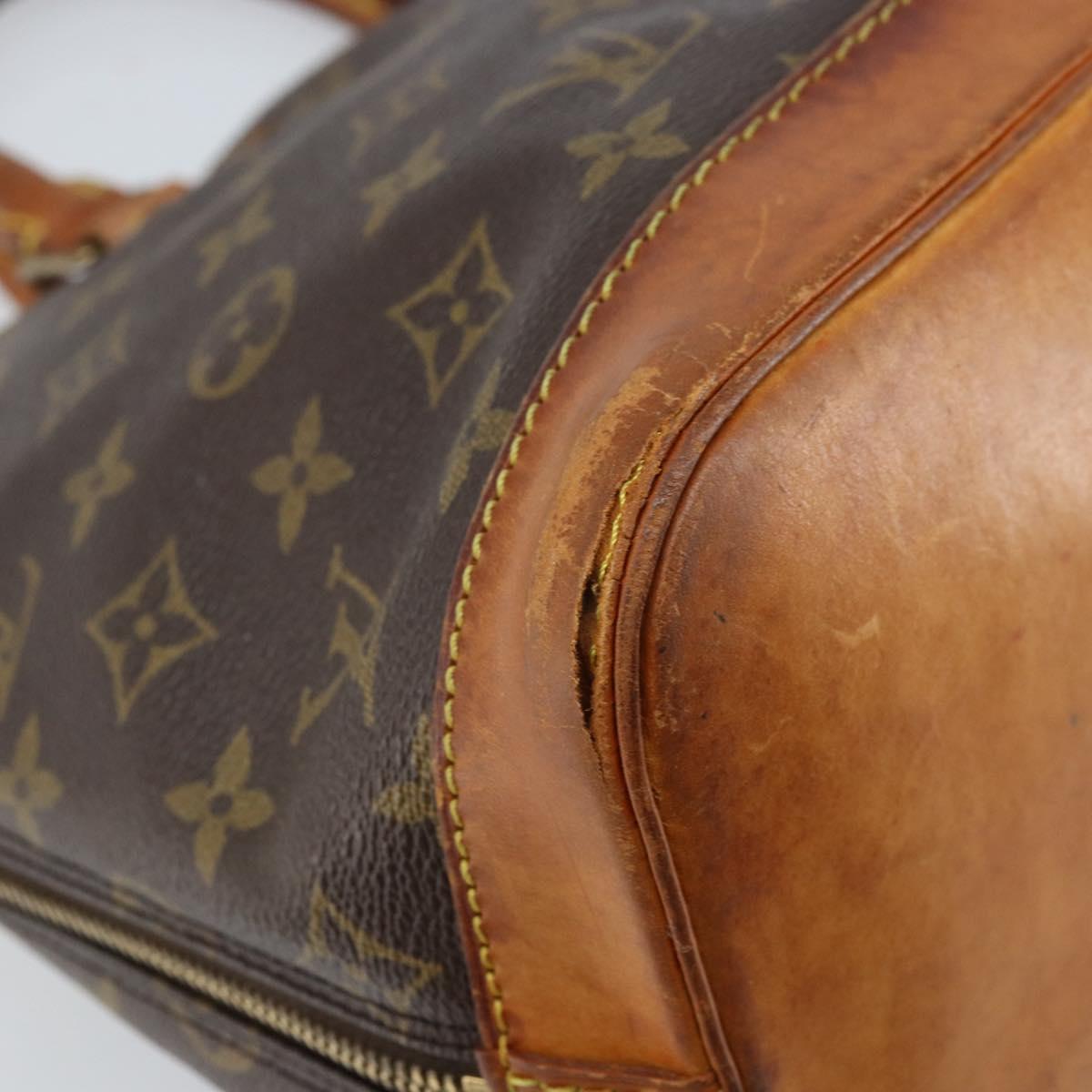 LOUIS VUITTON Monogram Alma GM Hand Bag M53150 LV Auth ARZ284