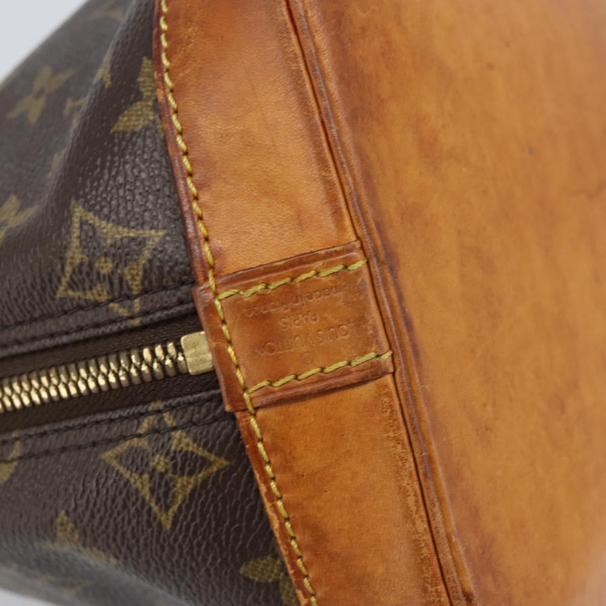 LOUIS VUITTON Monogram Alma GM Hand Bag M53150 LV Auth ARZ284