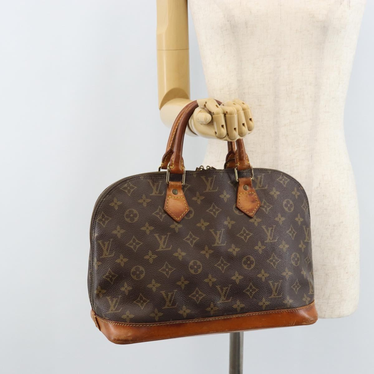 LOUIS VUITTON Monogram Alma GM Hand Bag M53150 LV Auth ARZ284