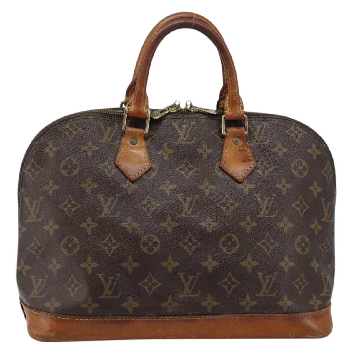 LOUIS VUITTON Monogram Alma GM Hand Bag M53150 LV Auth ARZ284