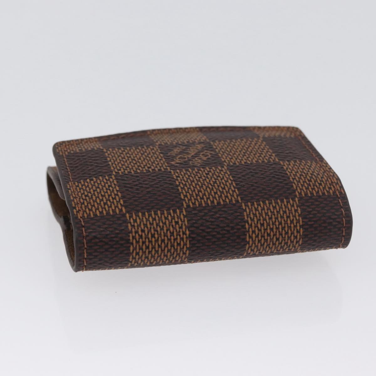 LOUIS VUITTON Damier Ebene Bouton de Manchette Senior Tulle M65737 Auth ARZ304