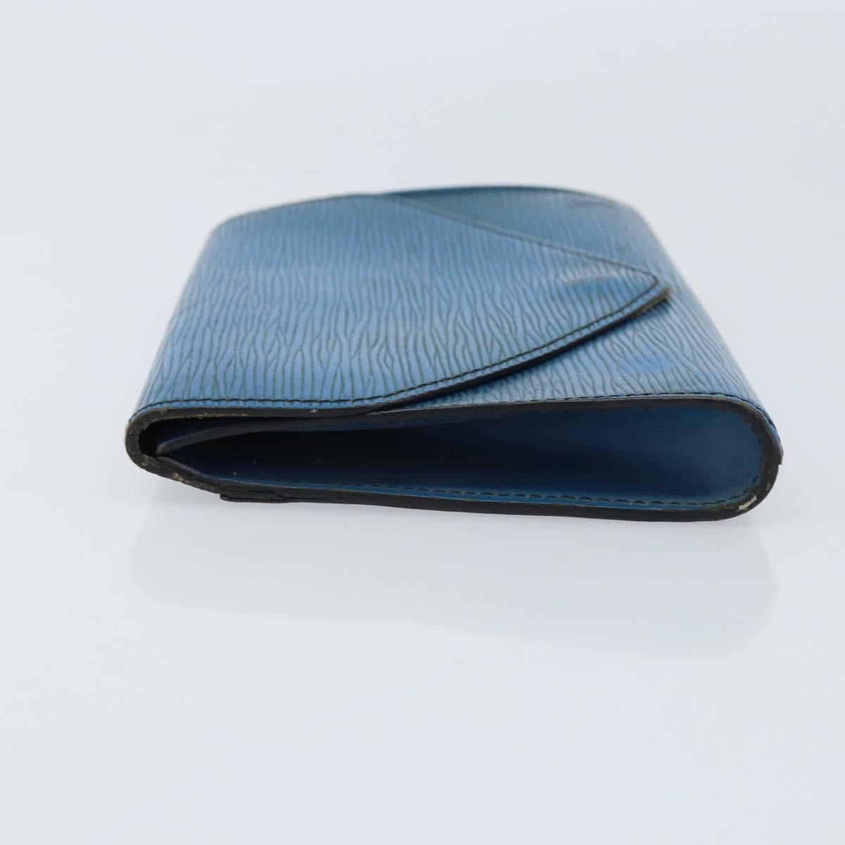 LOUIS VUITTON Epi Art Deco Clutch Bag Blue M52635 LV Auth ARZ317