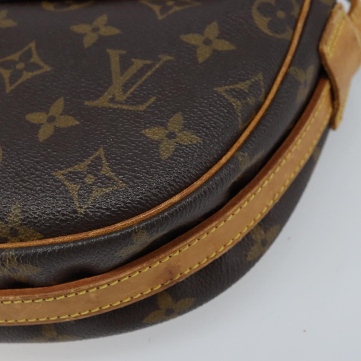LOUIS VUITTON Monogram Jeune Fille MM Shoulder Bag M51226 LV Auth ARZ325