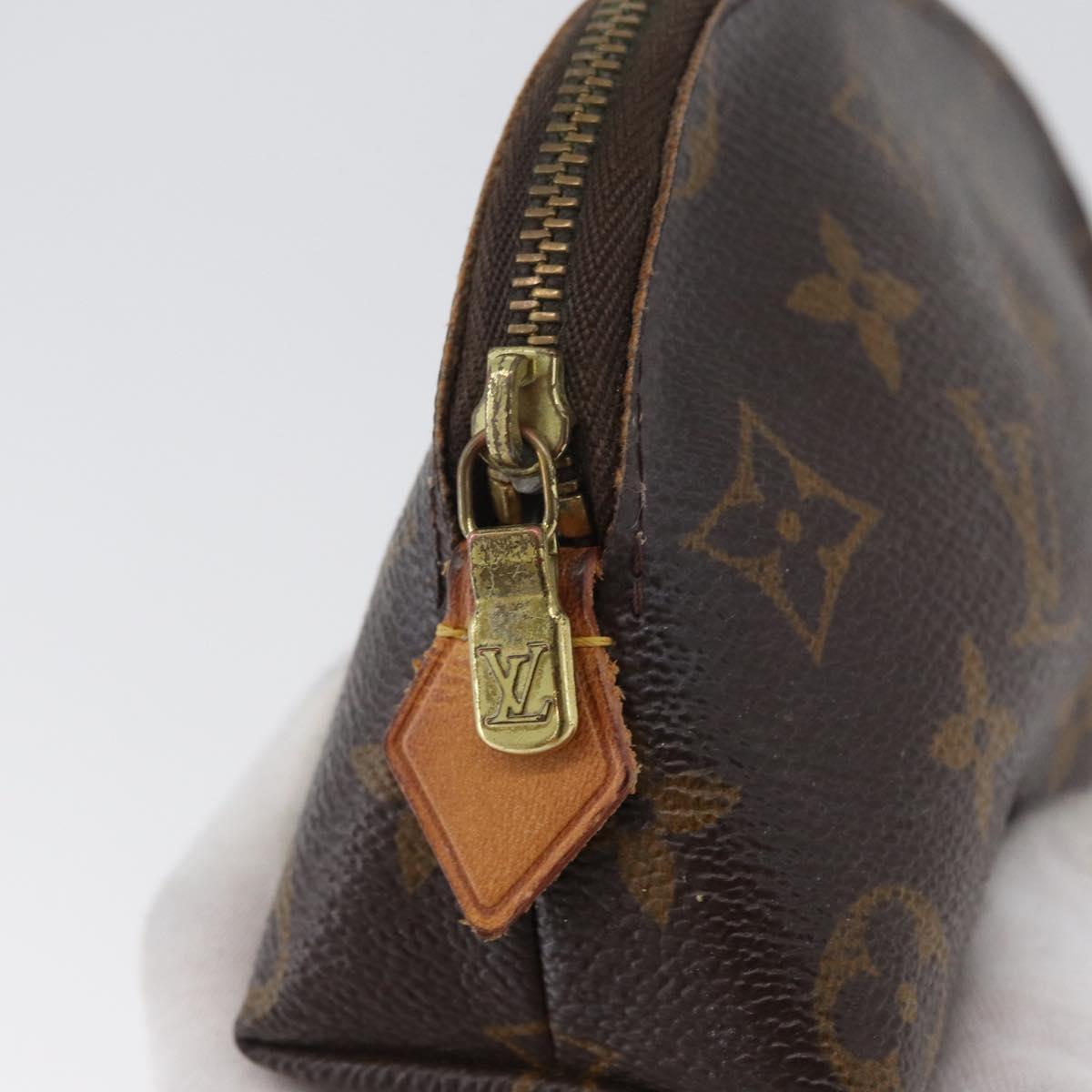 LOUIS VUITTON Monogram Pochette Cosmetic PM Pouch M43998 LV Auth ARZ331