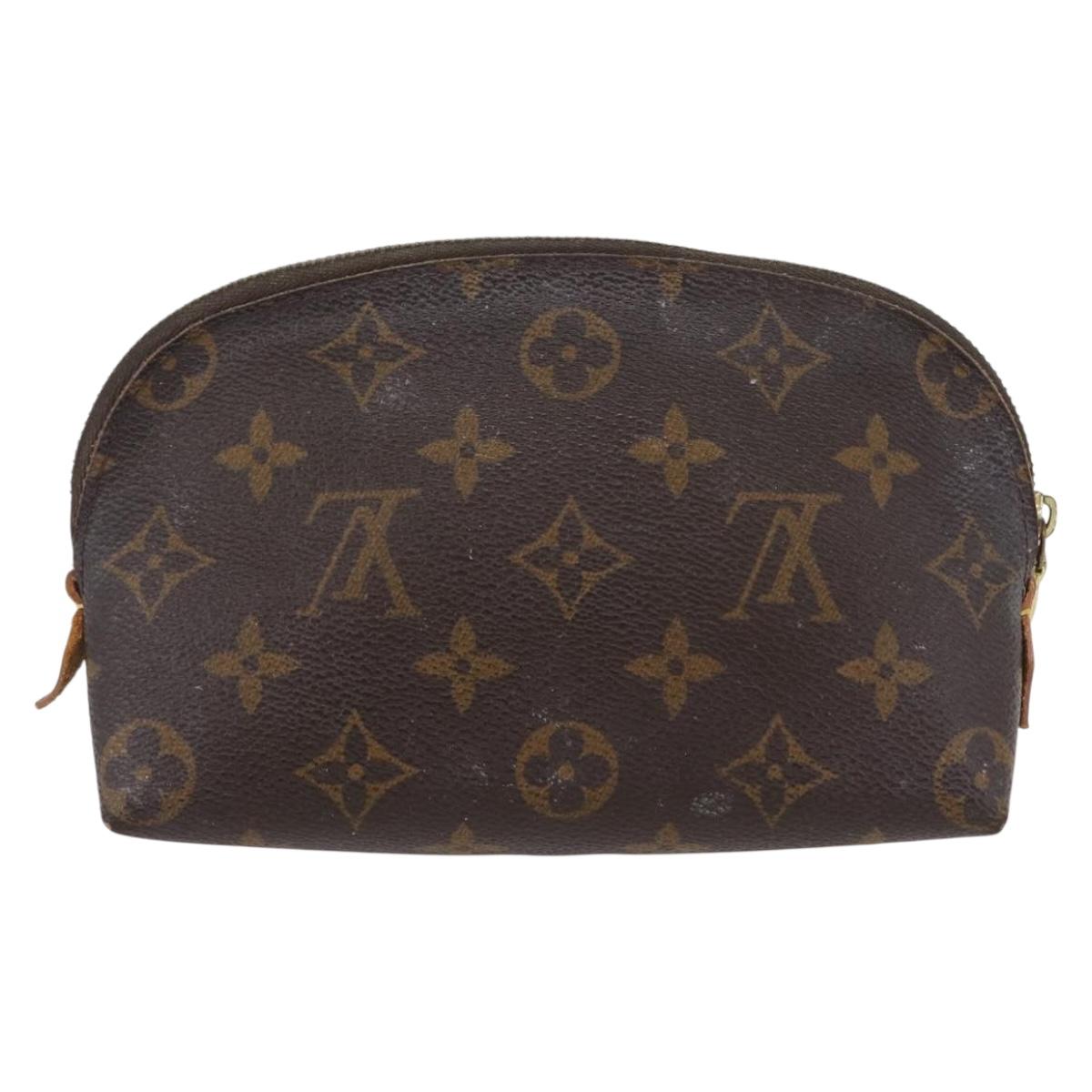 LOUIS VUITTON Monogram Pochette Cosmetic PM Pouch M43998 LV Auth ARZ331
