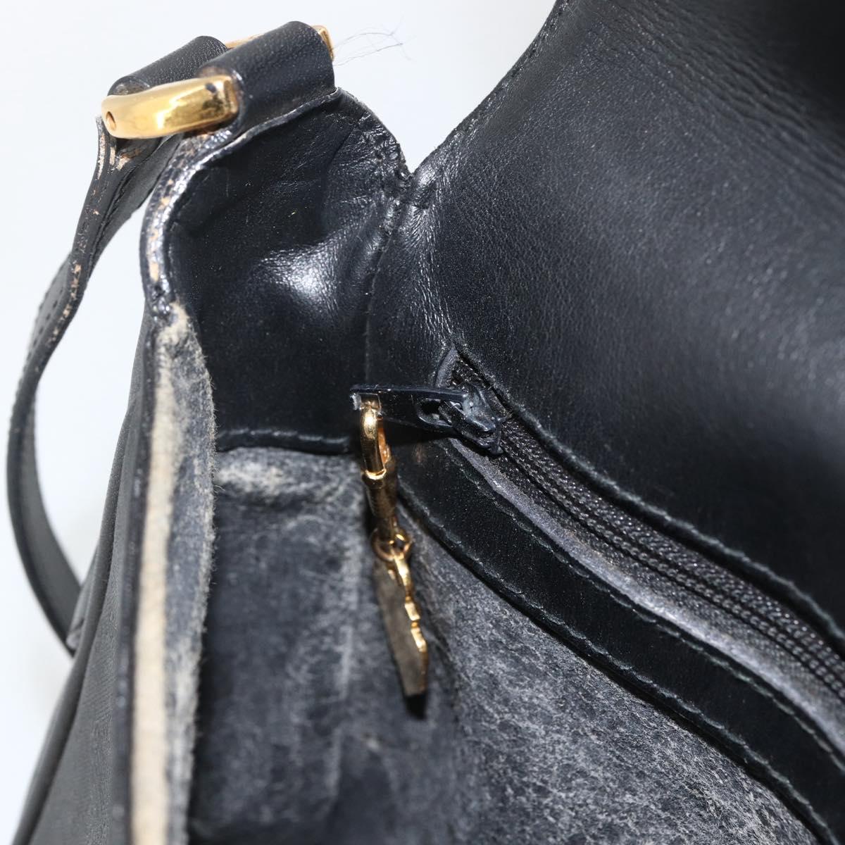 GUCCI Micro GG Supreme Web Sherry Line Bag PVC Black 001 115 0914 Auth ARZ351
