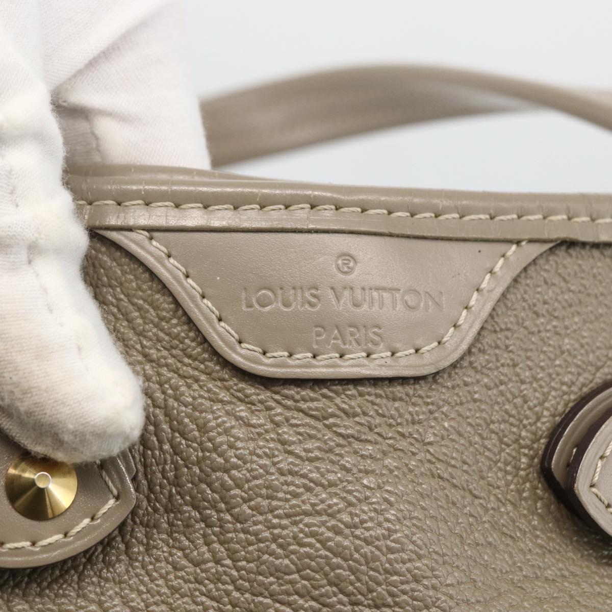 LOUIS VUITTON Suhari Majestu Hand Bag Gray M95652 LV Auth ARZ381