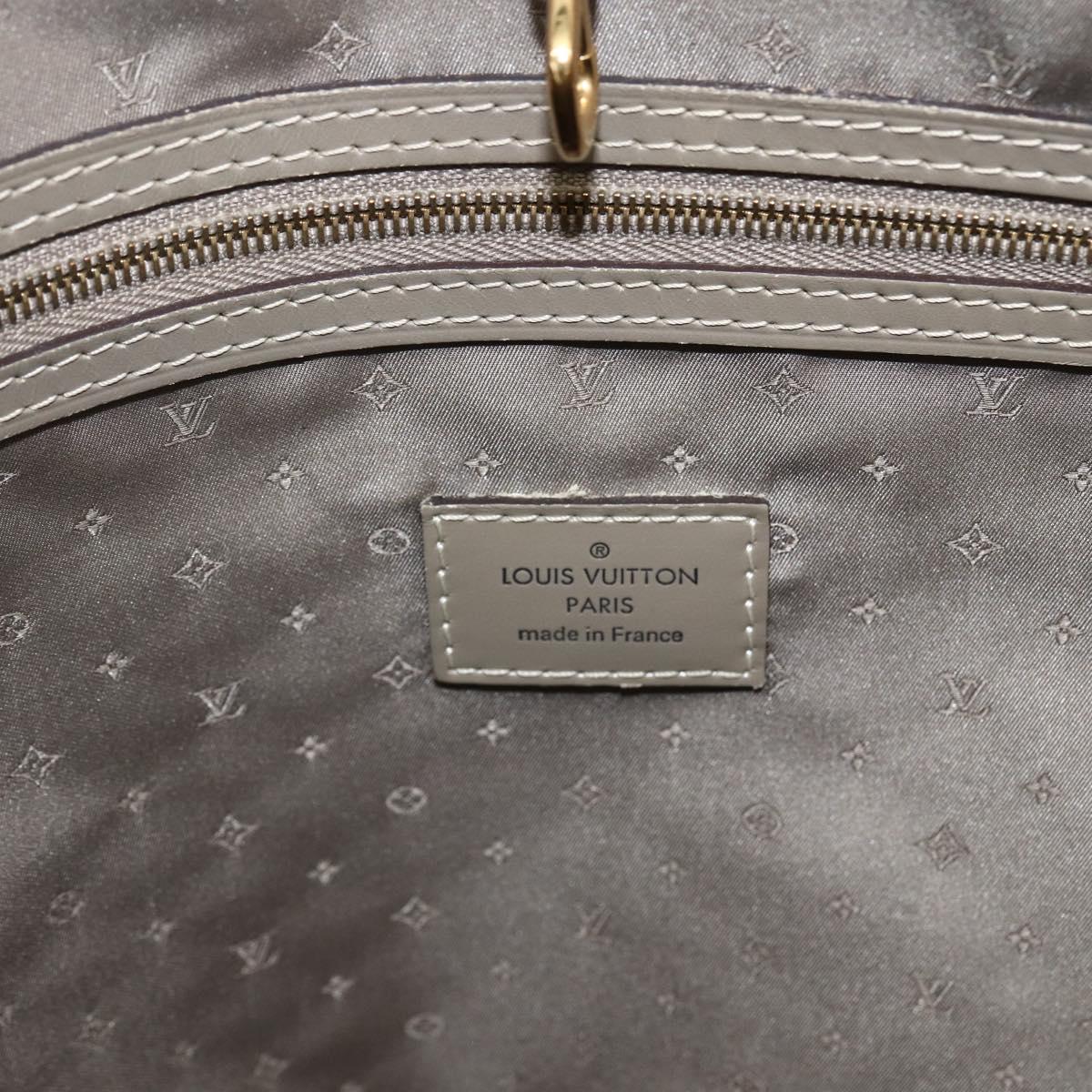 LOUIS VUITTON Suhari Majestu Hand Bag Gray M95652 LV Auth ARZ381