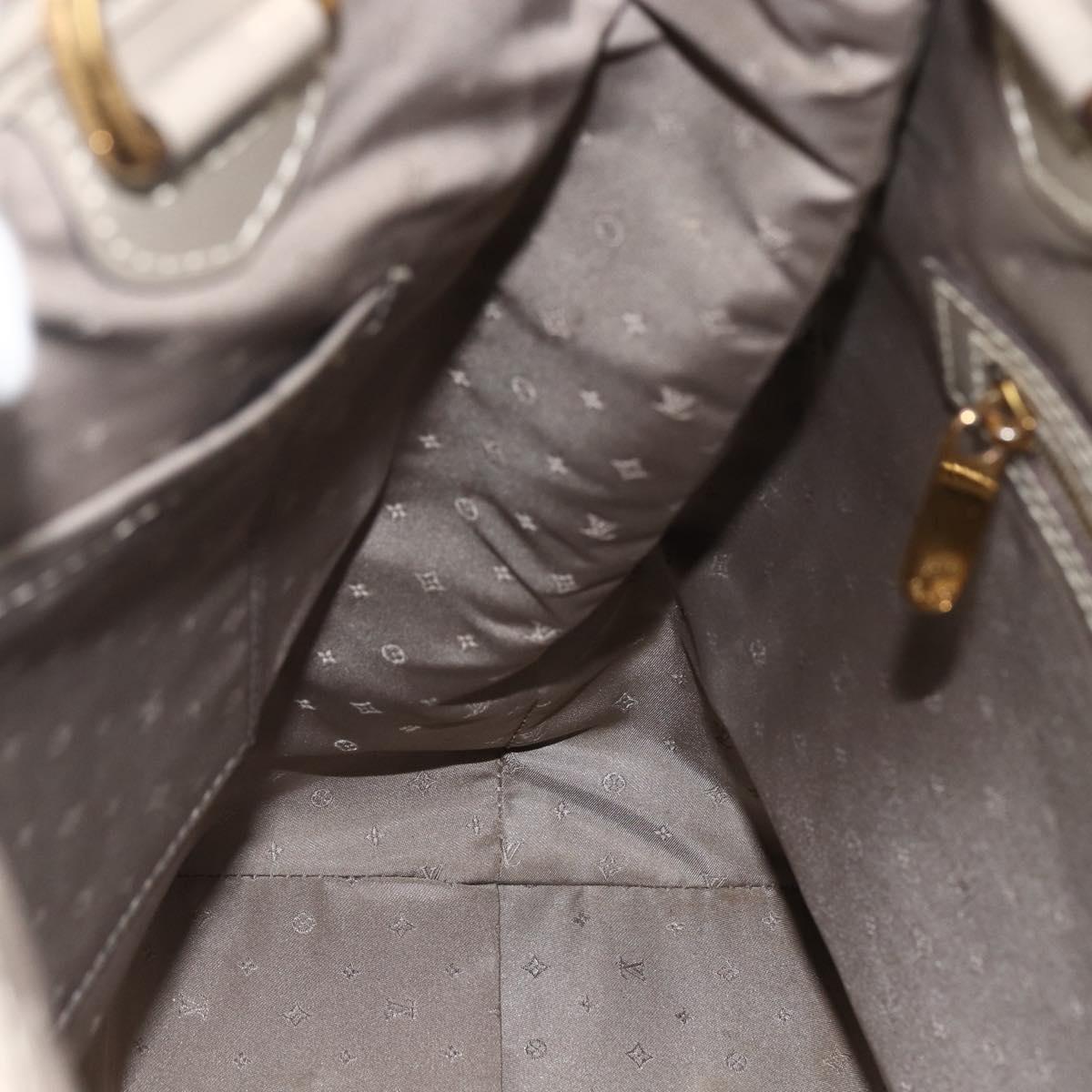 LOUIS VUITTON Suhari Majestu Hand Bag Gray M95652 LV Auth ARZ381
