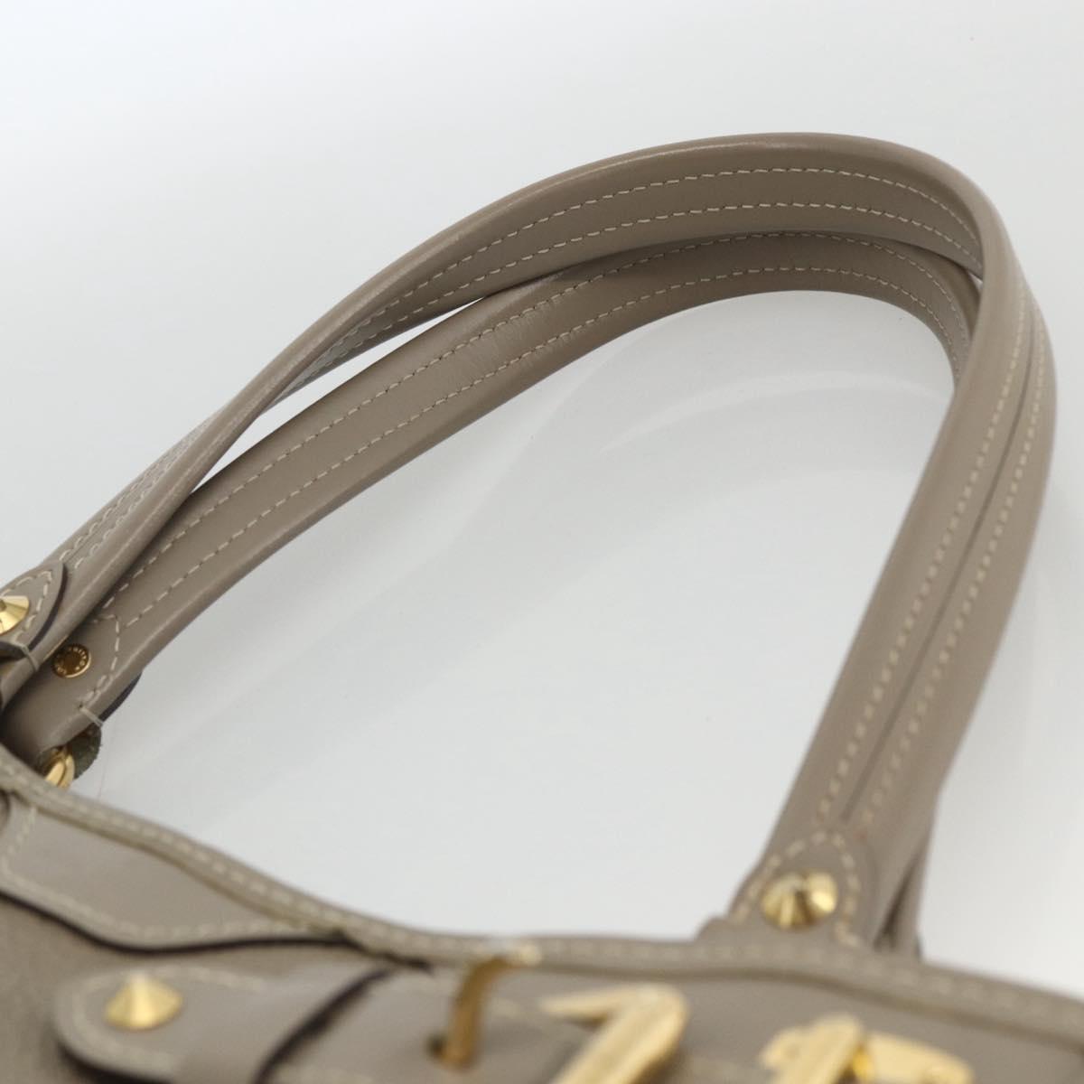 LOUIS VUITTON Suhari Majestu Hand Bag Gray M95652 LV Auth ARZ381