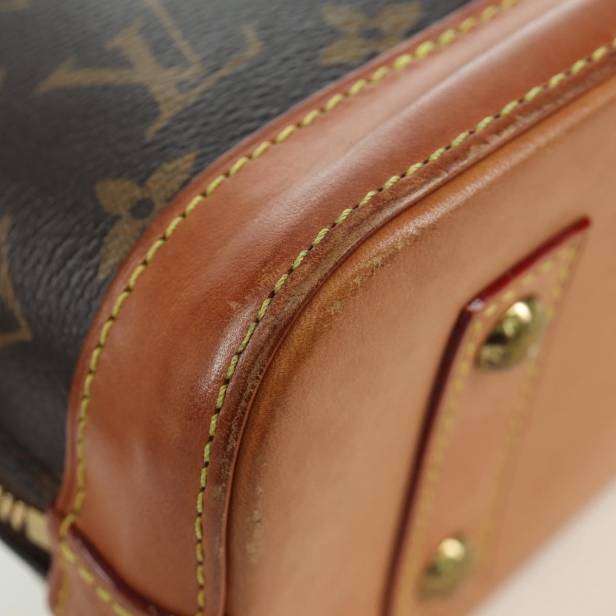 LOUIS VUITTON Monogram Alma BB Hand Bag 2way M53152 LV Auth ARZ387A
