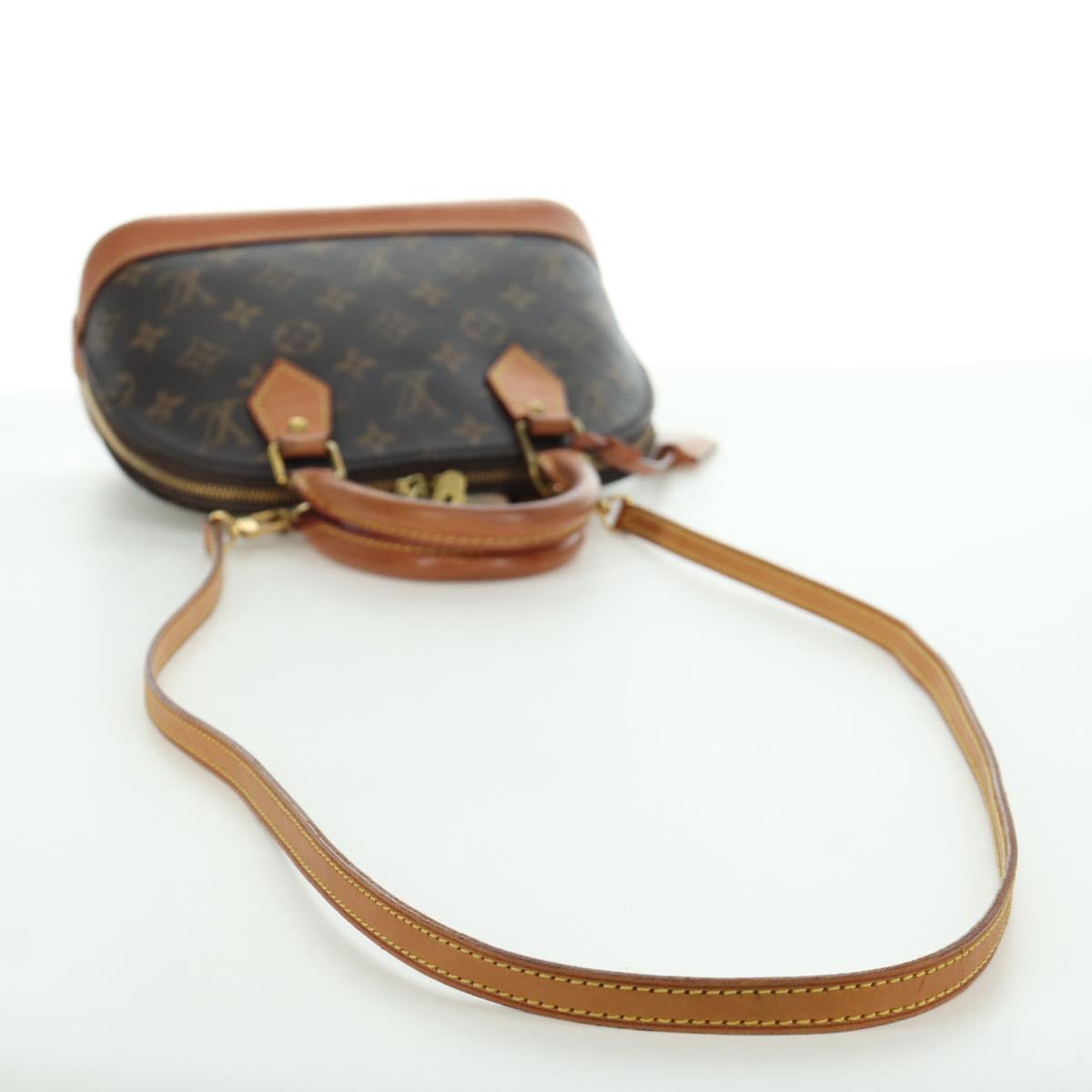 LOUIS VUITTON Monogram Alma BB Hand Bag 2way M53152 LV Auth ARZ387A