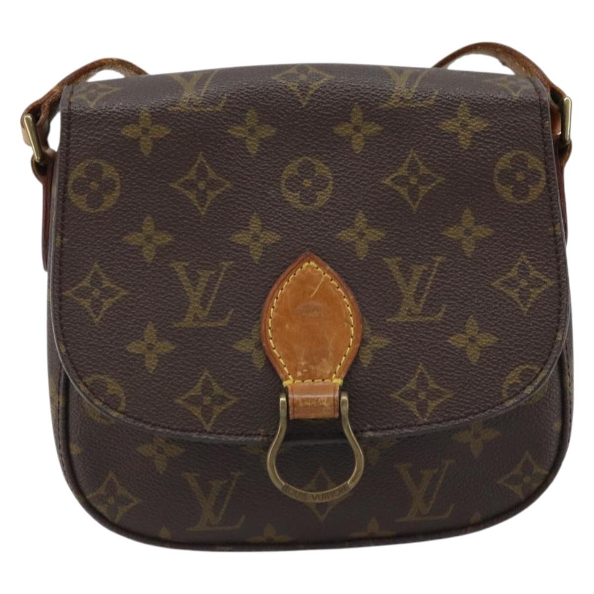 LOUIS VUITTON Monogram Saint Cloud MM Shoulder Bag M51243 LV Auth ARZ401