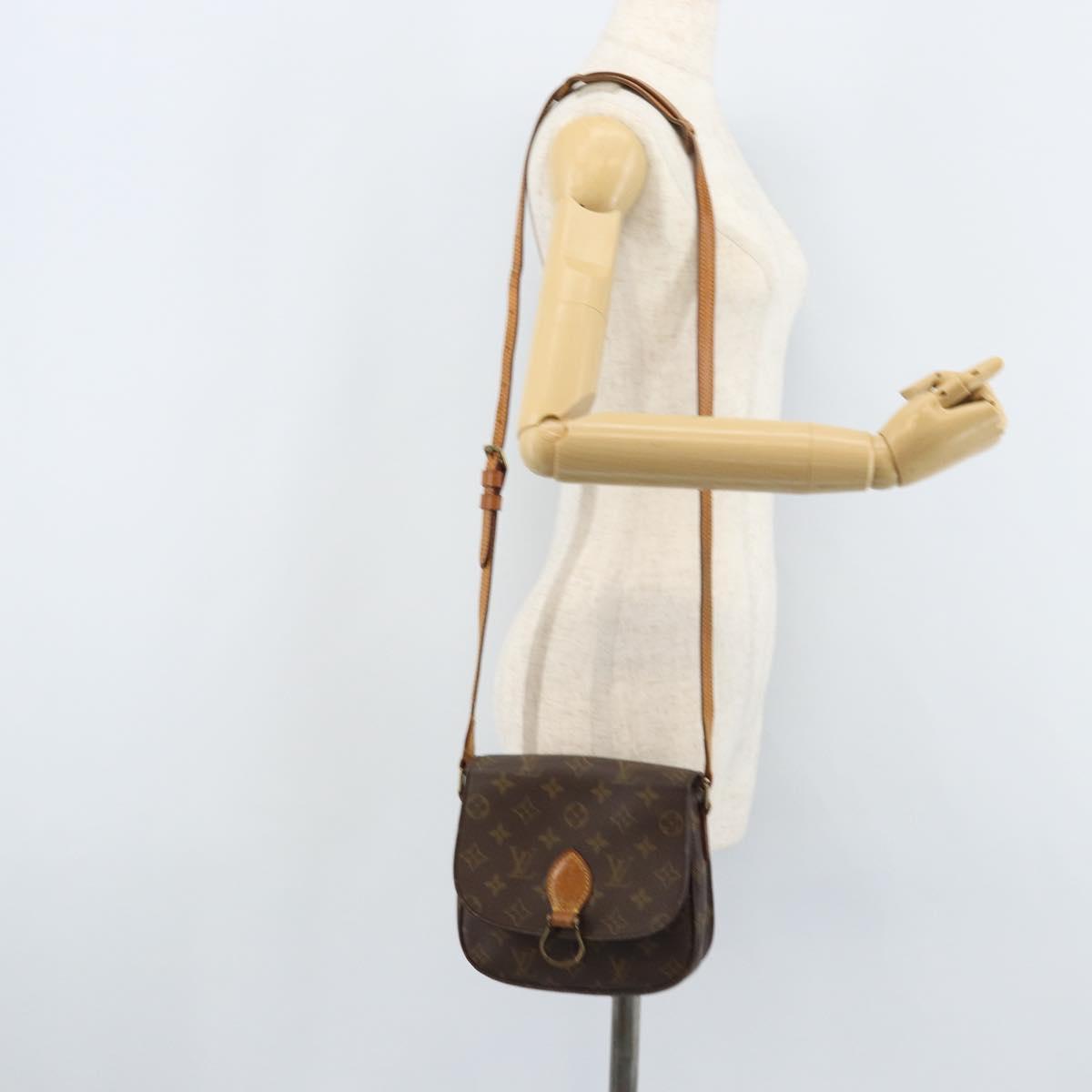 LOUIS VUITTON Monogram Saint Cloud MM Shoulder Bag M51243 LV Auth ARZ401