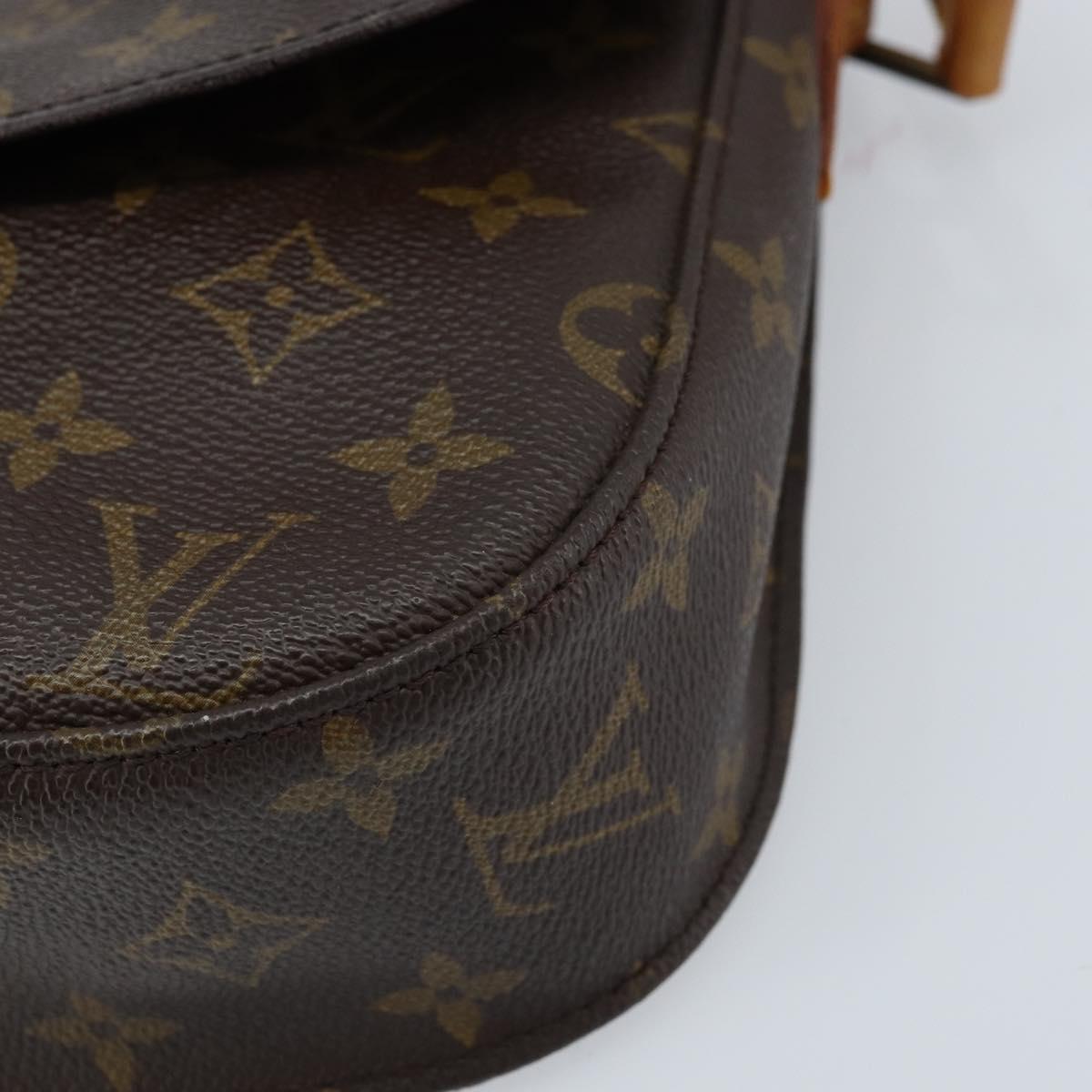 LOUIS VUITTON Monogram Saint Cloud GM Shoulder Bag M51242 LV Auth ARZ403