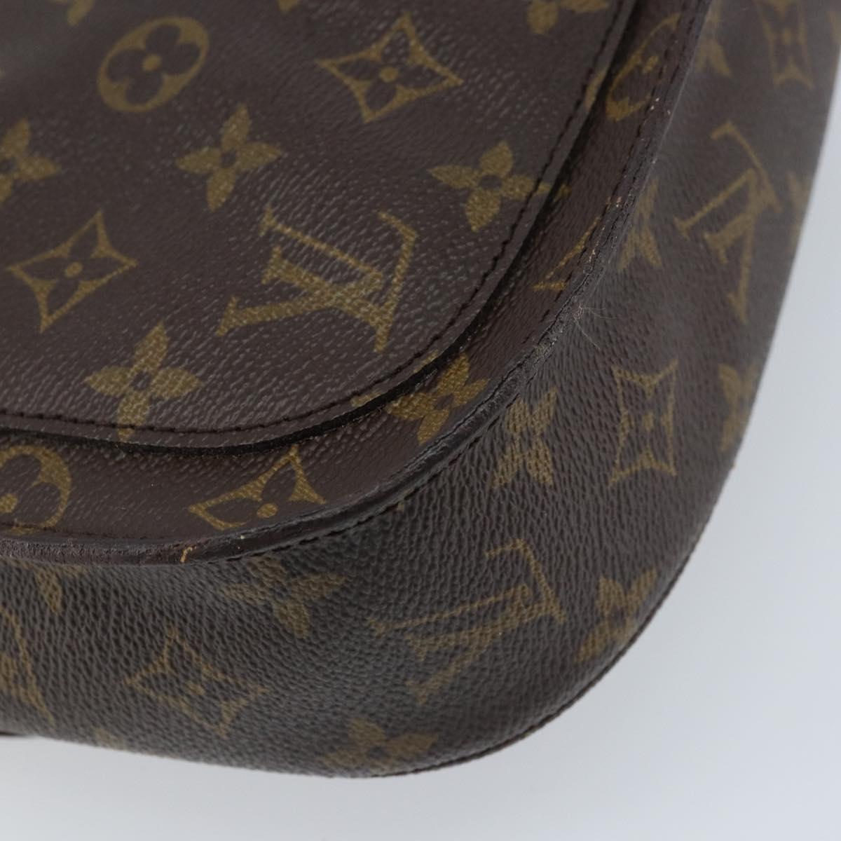 LOUIS VUITTON Monogram Saint Cloud GM Shoulder Bag M51242 LV Auth ARZ403