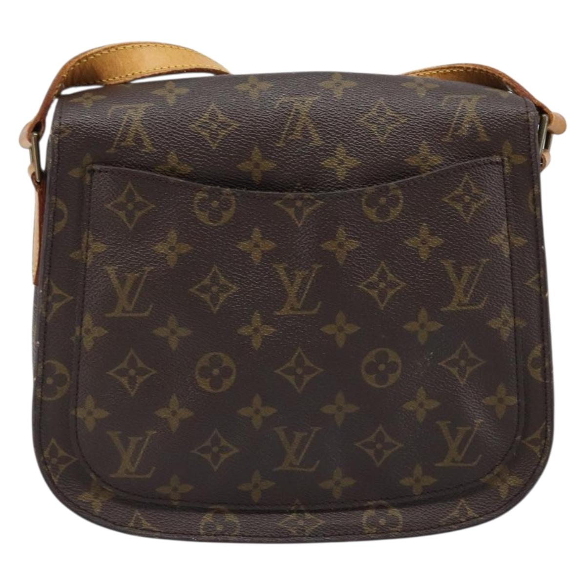 LOUIS VUITTON Monogram Saint Cloud GM Shoulder Bag M51242 LV Auth ARZ403