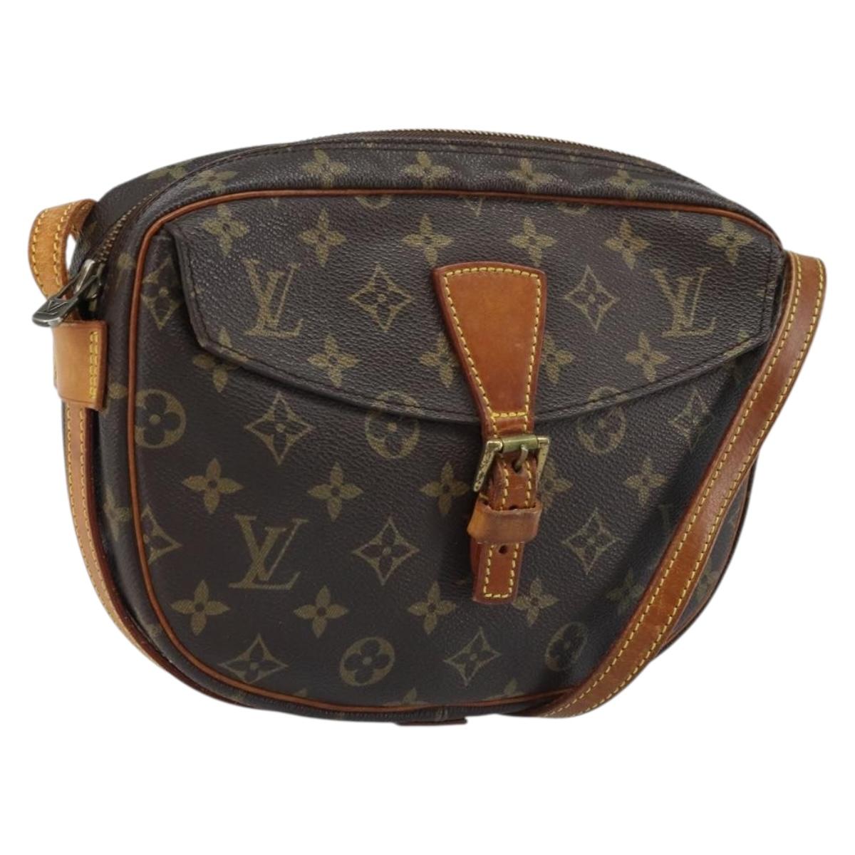 LOUIS VUITTON Monogram Jeune Fille MM Shoulder Bag M51226 LV Auth ARZ407