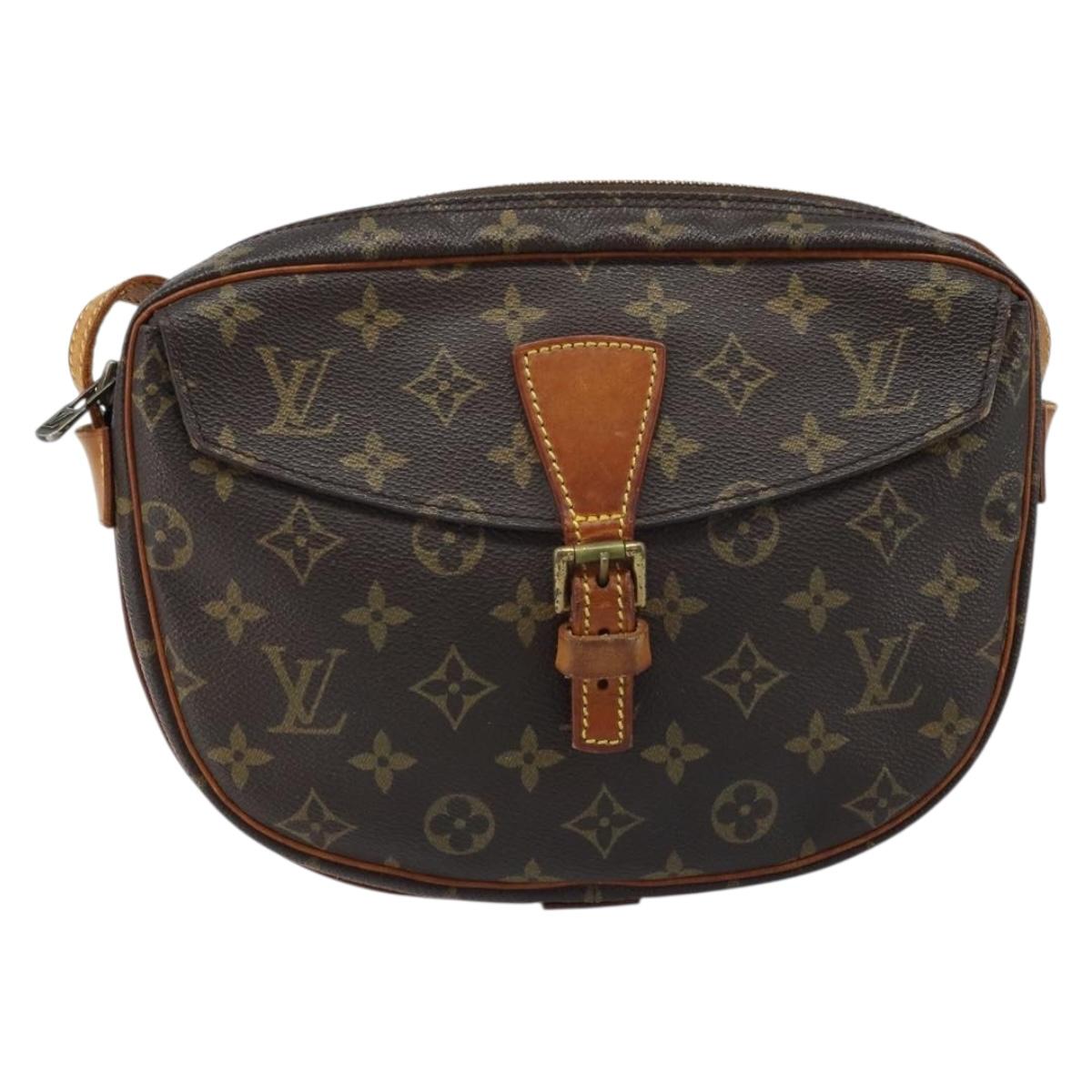 LOUIS VUITTON Monogram Jeune Fille MM Shoulder Bag M51226 LV Auth ARZ407
