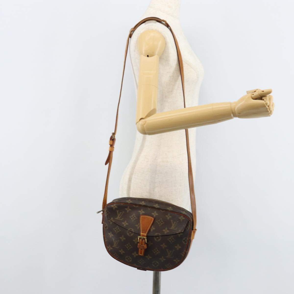 LOUIS VUITTON Monogram Jeune Fille MM Shoulder Bag M51226 LV Auth ARZ407
