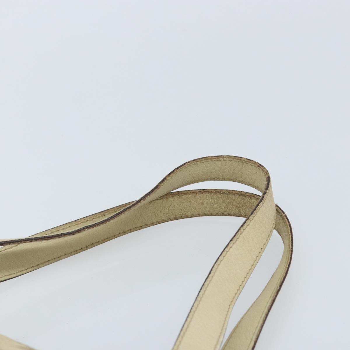 GUCCI GG Canvas Abbey Tote Bag Beige Gold 130736 Auth ARZ431
