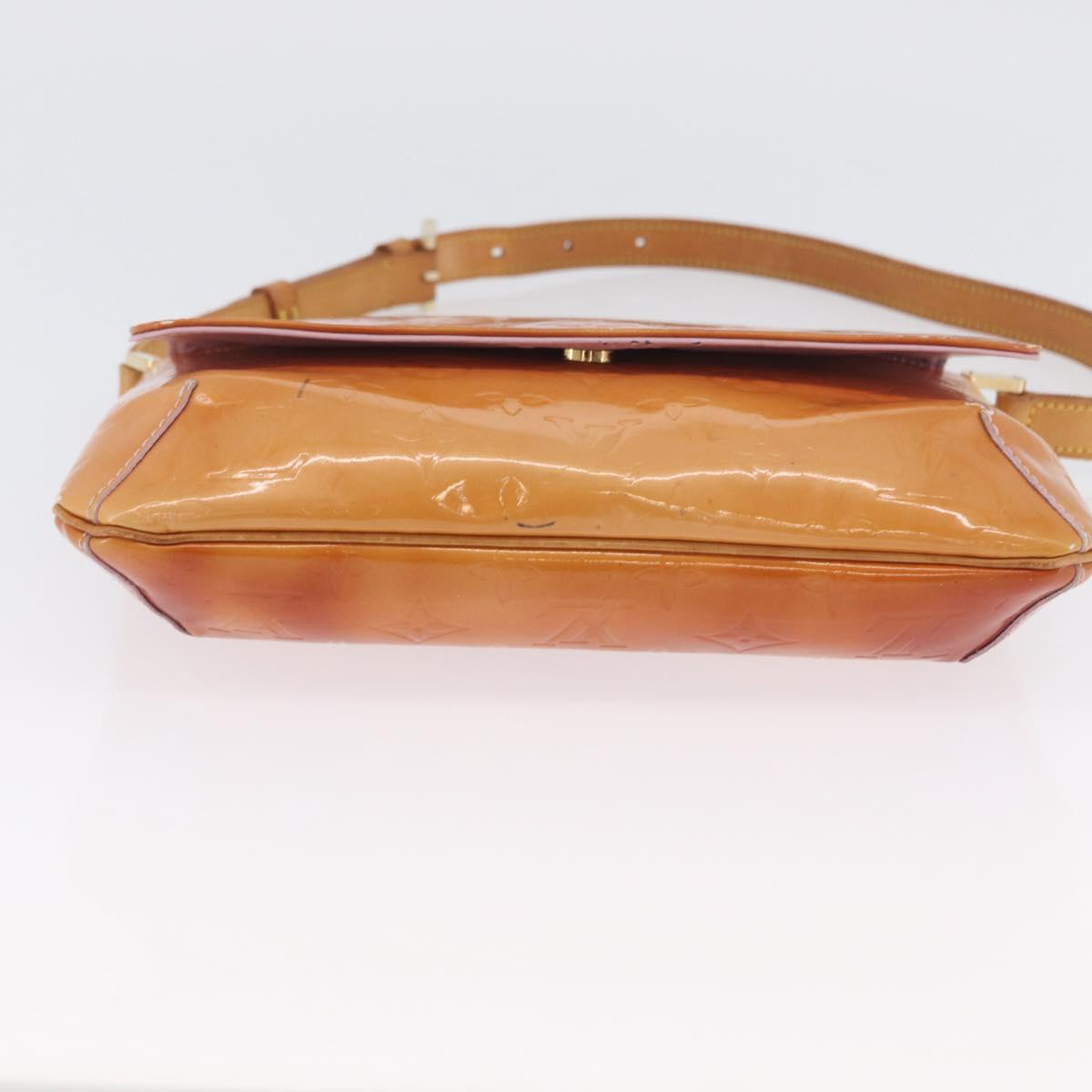 LOUIS VUITTON Vernis Thompson Street Bag Marshmallow Pink M91070 Auth ARZ440