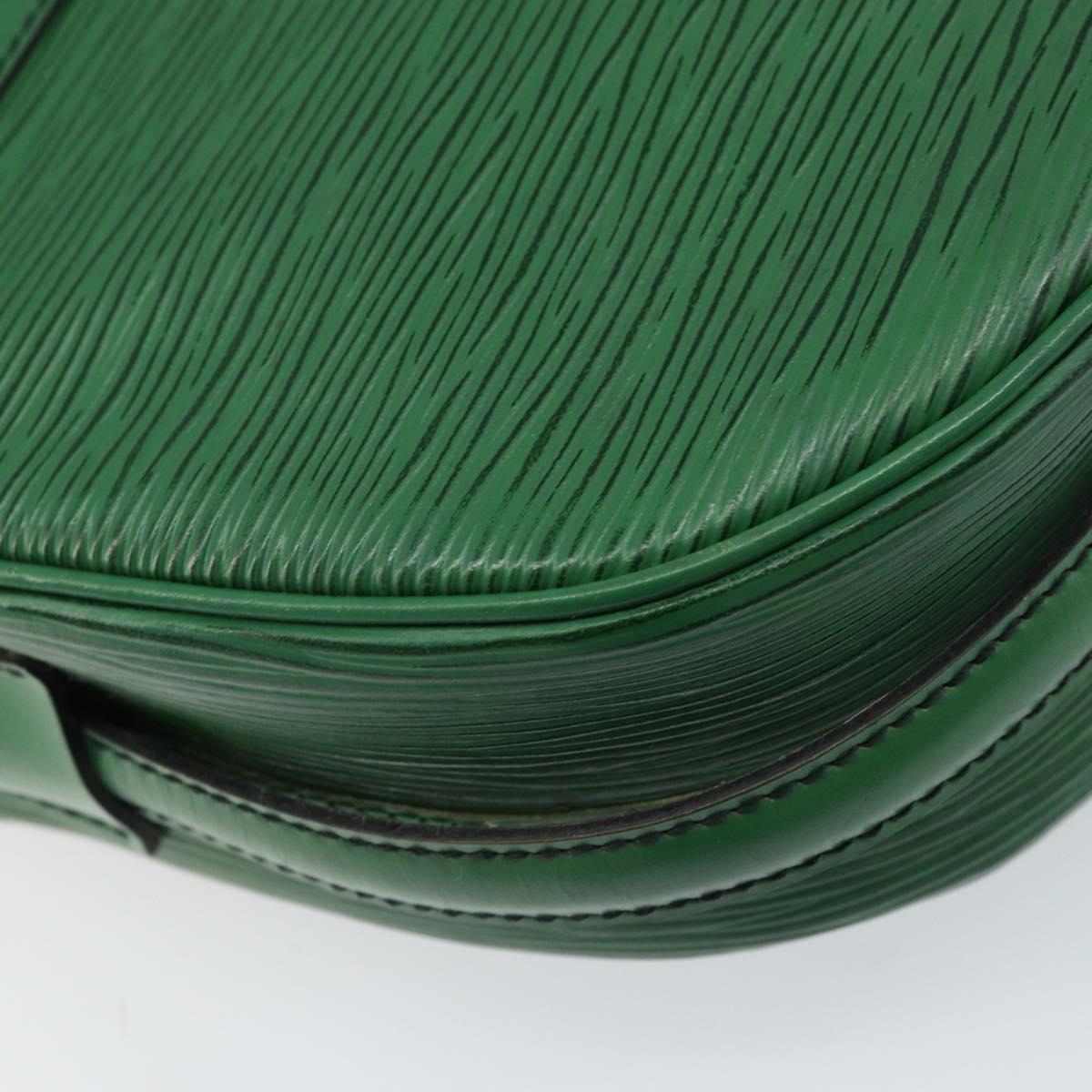 LOUIS VUITTON Epi Jeune Fille MM Shoulder Bag Green M52154 LV Auth ARZ443
