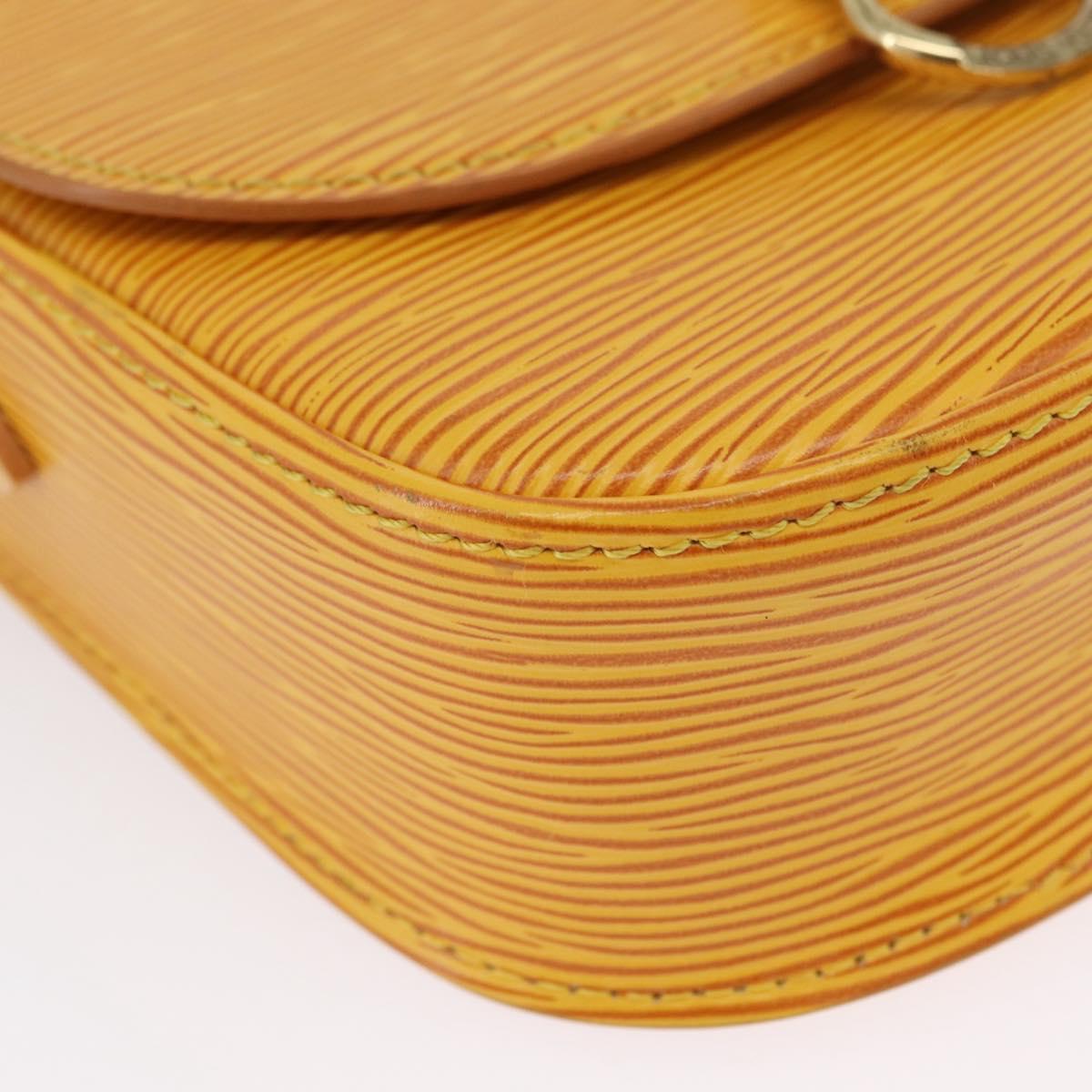 LOUIS VUITTON Epi Saint Cloud PM Shoulder Bag Yellow M52219 LV Auth ARZ450