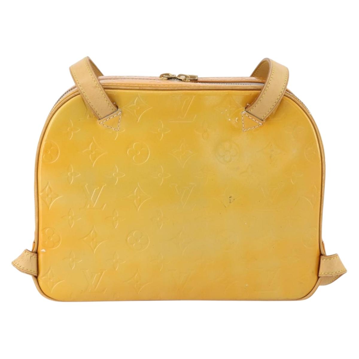 LOUIS VUITTON Monogram Vernis Marley Backpack Gris M91038 LV Auth ARZ451