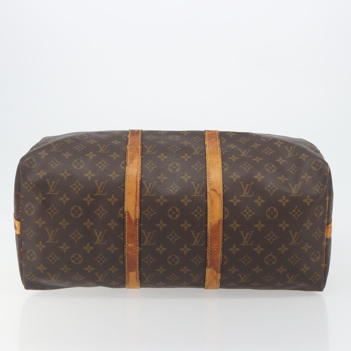 LOUIS VUITTON Monogram Keepall Bandouliere 50 Boston Bag M41416 LV Auth ARZ457