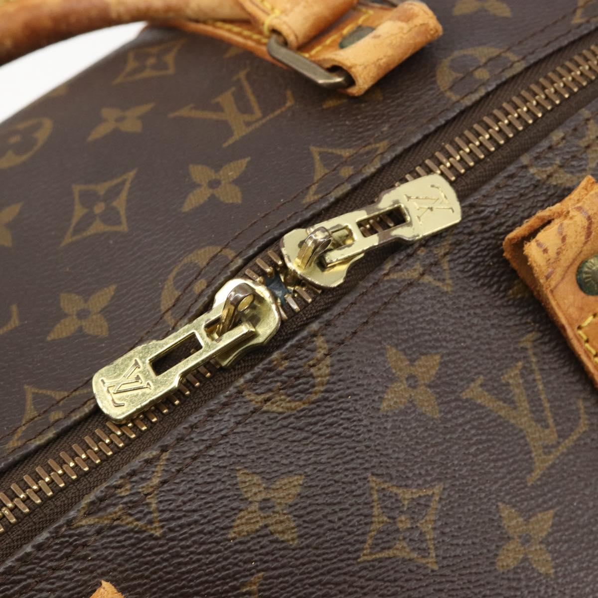 LOUIS VUITTON Monogram Keepall Bandouliere 50 Boston Bag M41416 LV Auth ARZ457