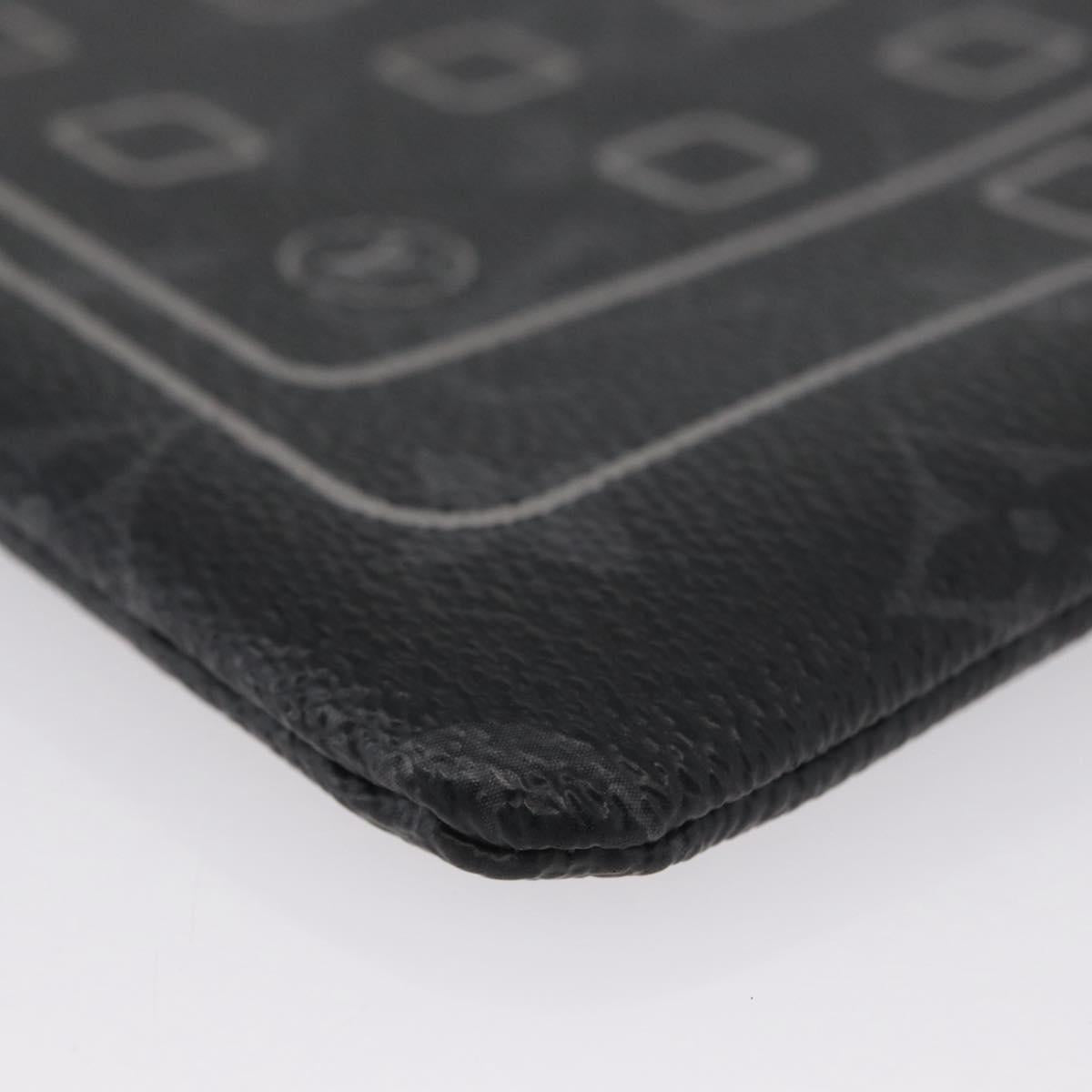 LOUIS VUITTON Monogram Eclipse Fragment iPhone Case M64449 LV Auth ARZ468M