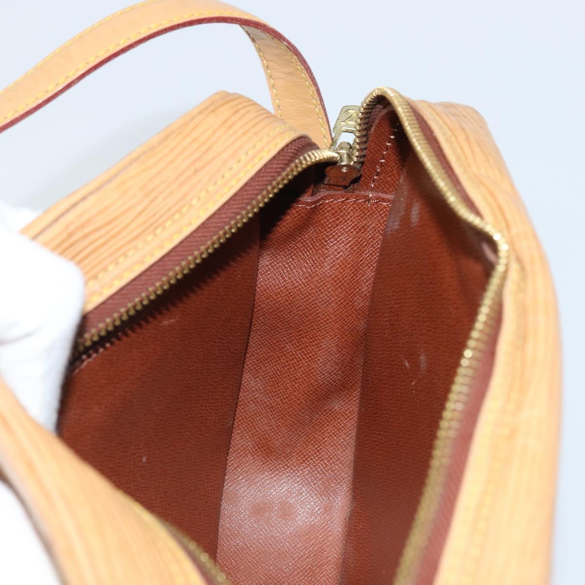 LOUIS VUITTON Epi Jeune Fille MM Shoulder Bag Beige M52156 LV Auth ARZ487