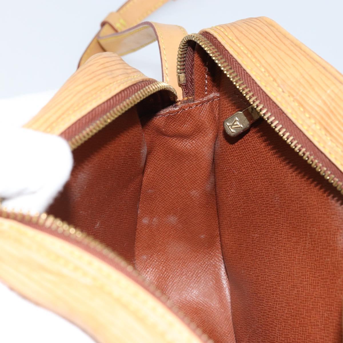 LOUIS VUITTON Epi Jeune Fille MM Shoulder Bag Beige M52156 LV Auth ARZ487