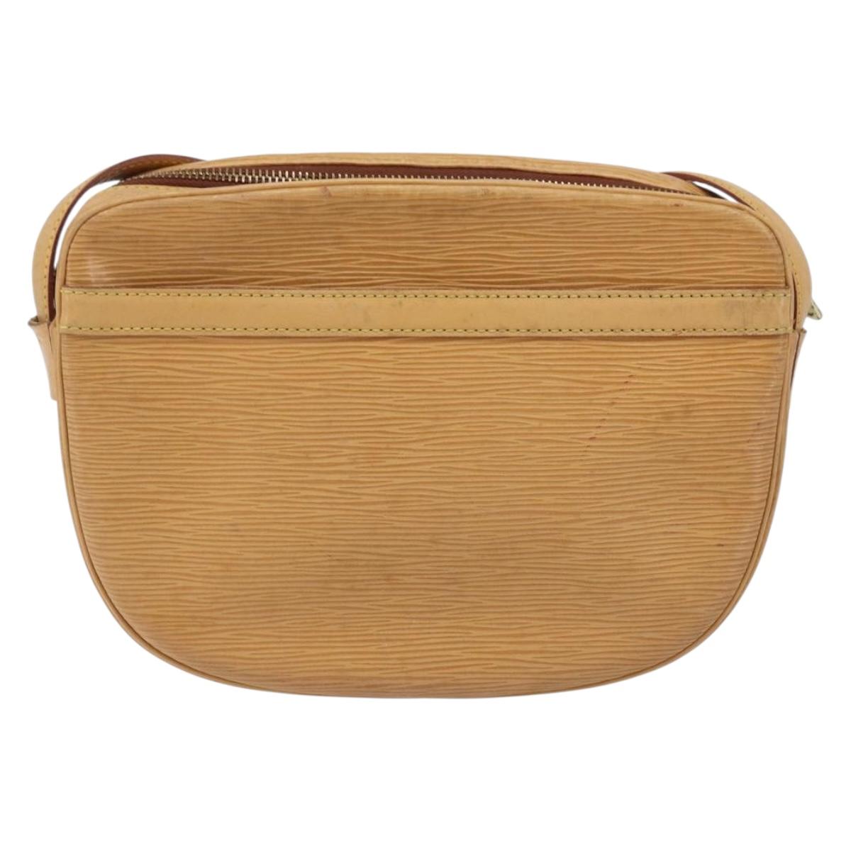 LOUIS VUITTON Epi Jeune Fille MM Shoulder Bag Beige M52156 LV Auth ARZ487