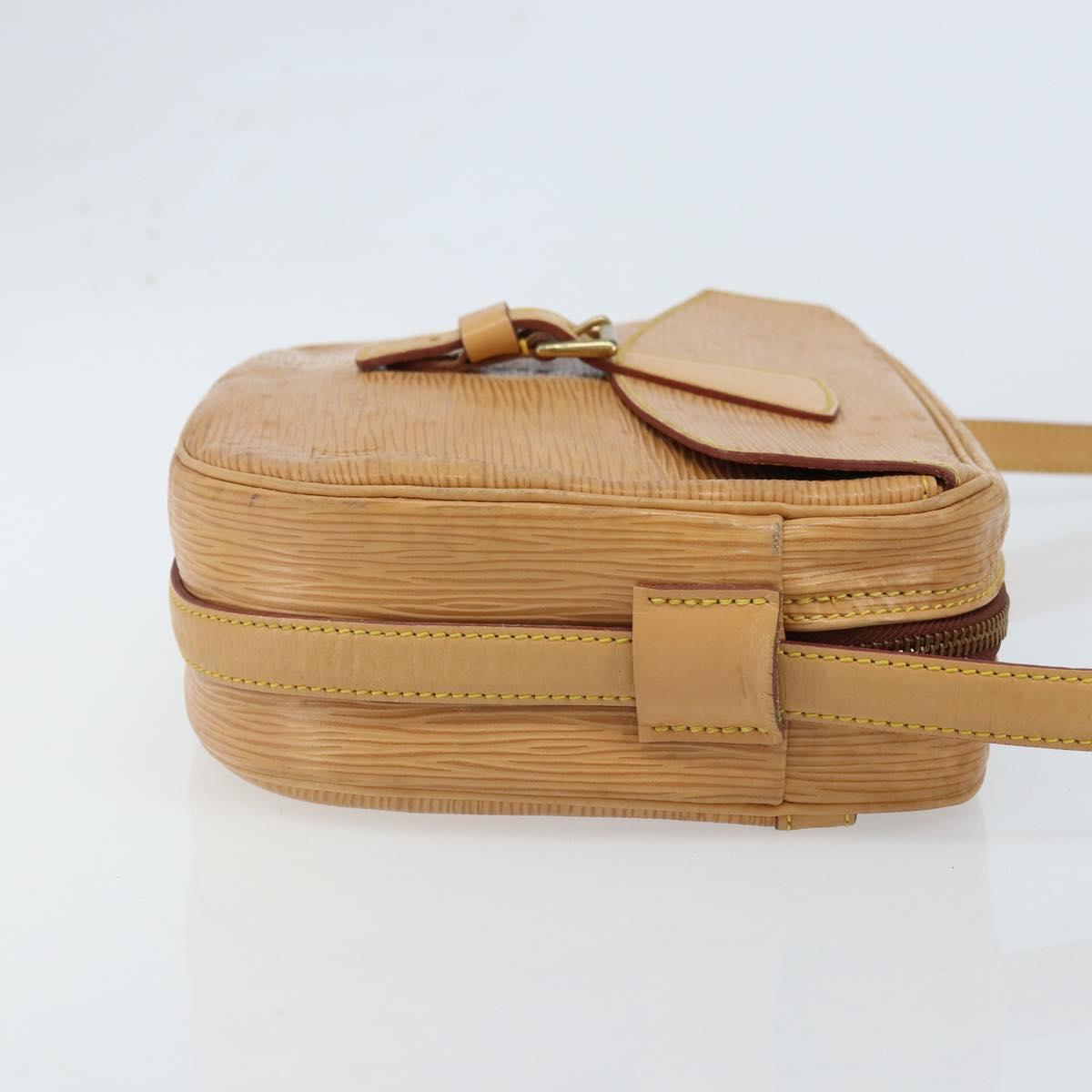 LOUIS VUITTON Epi Jeune Fille MM Shoulder Bag Beige M52156 LV Auth ARZ487
