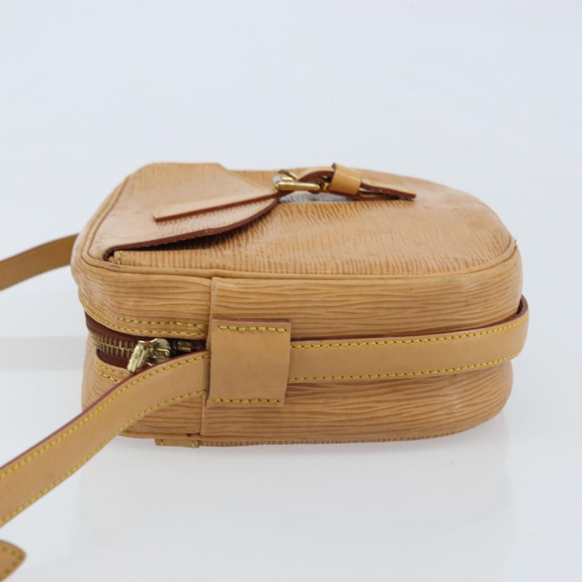 LOUIS VUITTON Epi Jeune Fille MM Shoulder Bag Beige M52156 LV Auth ARZ487